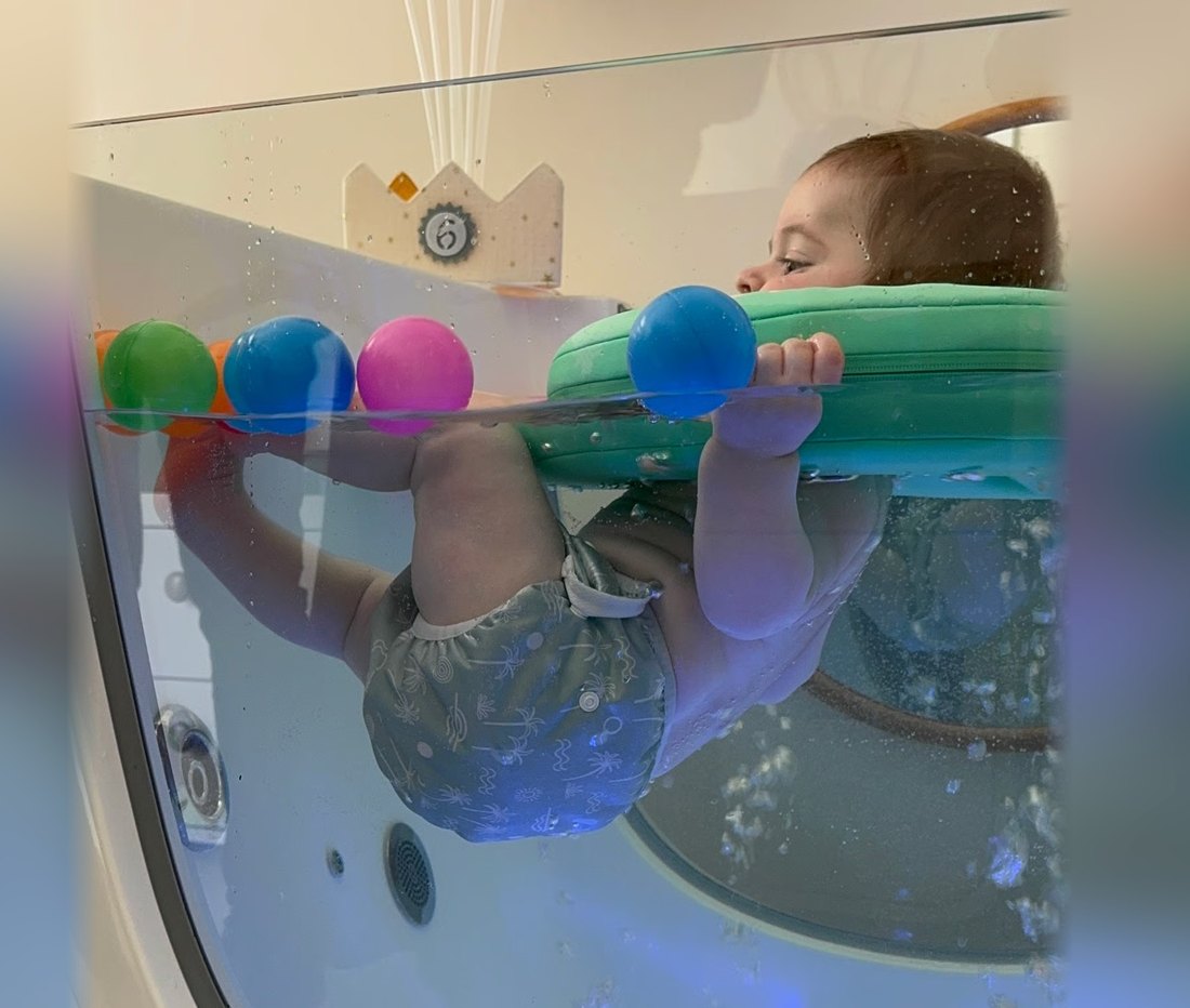 Sessão de Baby Spa em sala individual