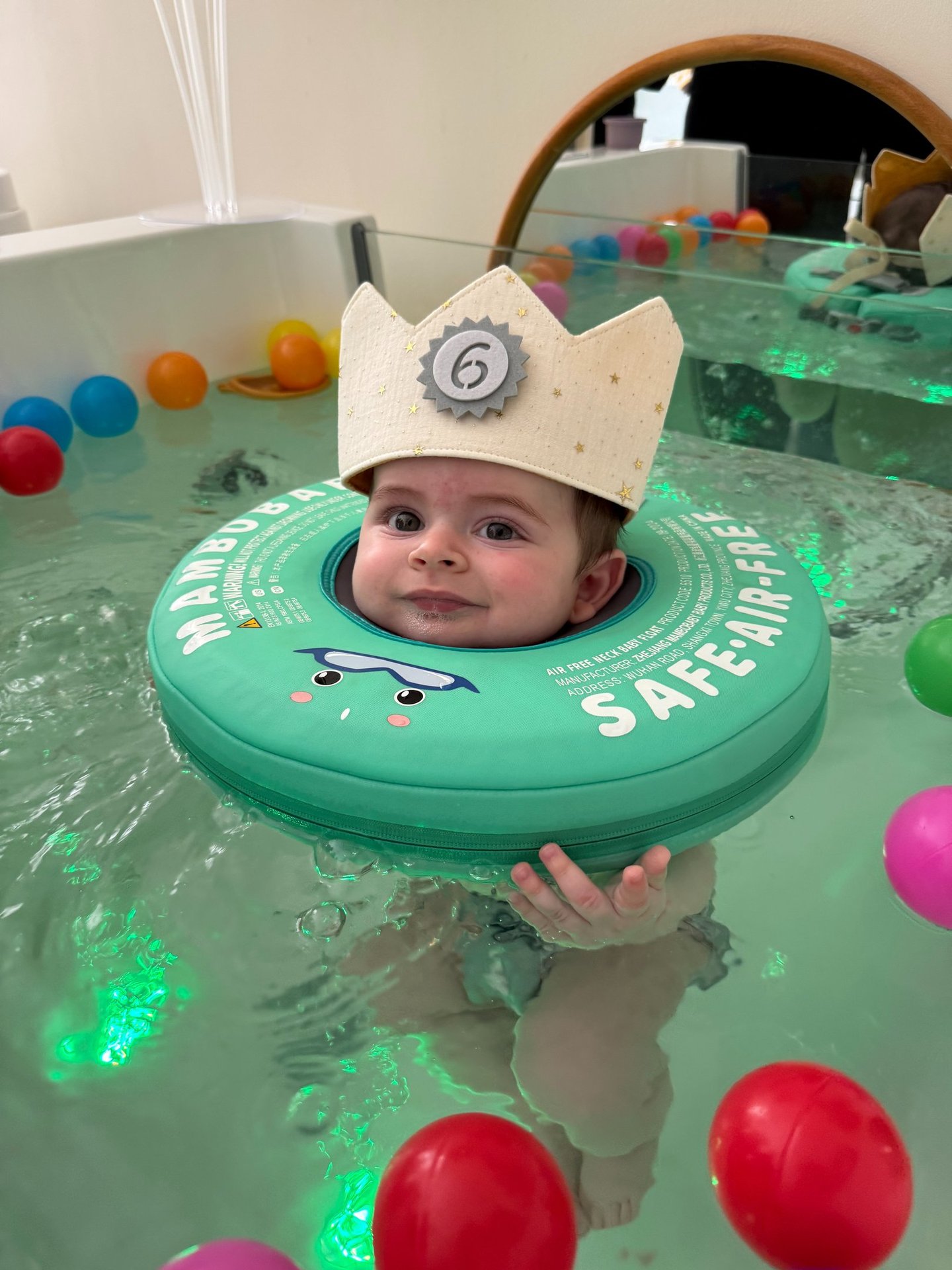 Bebé em sessão de baby spa na Bloom 3